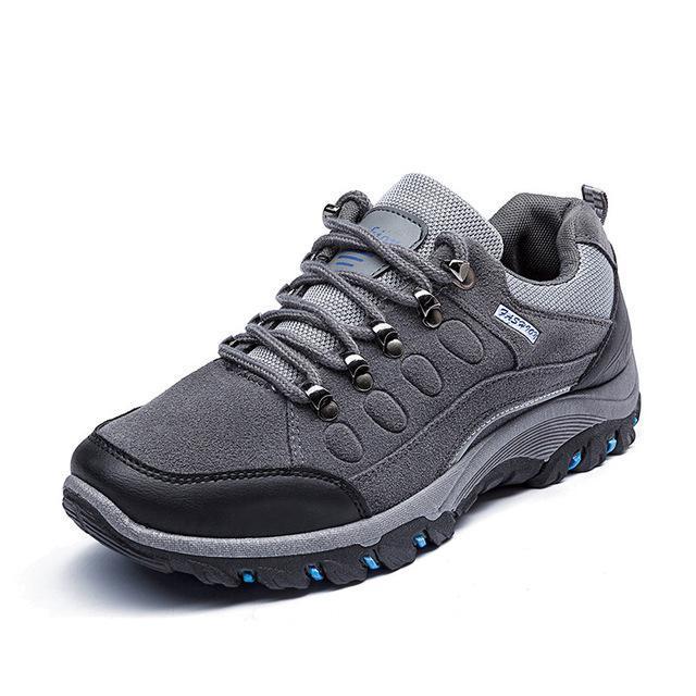 Socone Hiking Shoes Cheap Men Outdoor Sneakers Suede Lace Up Camping-Socone Brand Flagship Store-Gray-7-Bargain Bait Box