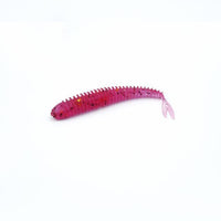Soft Fishing Lures Split Tail Sandworms 5.8Cm 1G 10Pcs Swimbait Soft Bait Shad-ProFishing Store-Violet-Bargain Bait Box