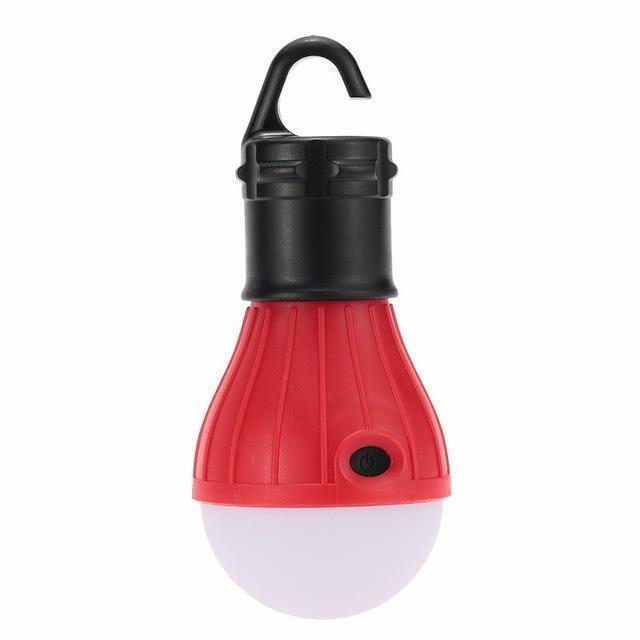 Soft Light Outdoor Hanging 300Lm Led Camping Tent Light Bulb Fishing Lantern-Book Lights-Tooniu Lighting Store-Red-Bargain Bait Box