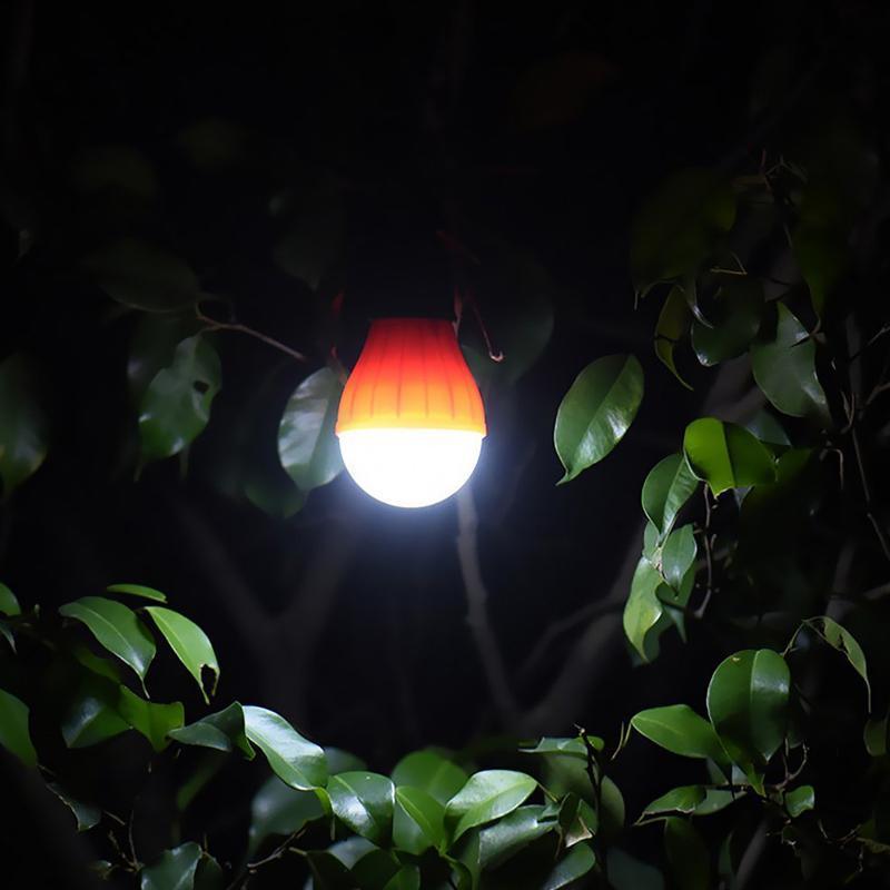 Soft Light Outdoor Hanging 300Lm Led Camping Tent Light Bulb Fishing Lantern-Book Lights-Tooniu Lighting Store-Yellow-Bargain Bait Box