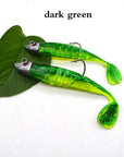 Soft Wobblers Jig Trout Swimbaits 16G 26G Shad Paddle Tail Artificial Bait-Rigged Plastic Swimbaits-FISHING FOR FUN Store-Dark Green-16g-Bargain Bait Box
