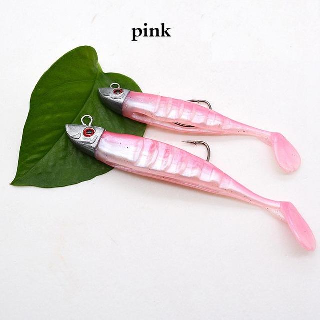 Soft Wobblers Jig Trout Swimbaits 16G 26G Shad Paddle Tail Artificial Bait-Rigged Plastic Swimbaits-FISHING FOR FUN Store-Pink-16g-Bargain Bait Box