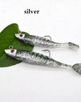 Soft Wobblers Jig Trout Swimbaits 16G 26G Shad Paddle Tail Artificial Bait-Rigged Plastic Swimbaits-FISHING FOR FUN Store-Silver-16g-Bargain Bait Box