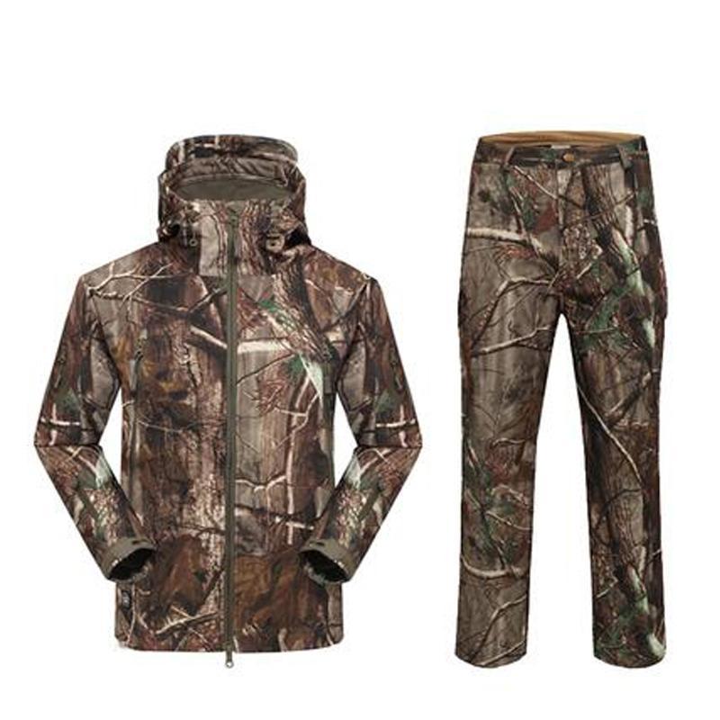Softshell Tad Hunting Tactical Jacket Or Pants Thin Fleece Lining Outdoor Hiking-FS Outdoor Hunting Store-01-S-Bargain Bait Box