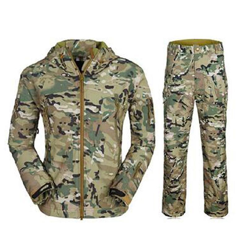 Softshell Tad Hunting Tactical Jacket Or Pants Thin Fleece Lining Outdoor Hiking-FS Outdoor Hunting Store-01-S-Bargain Bait Box