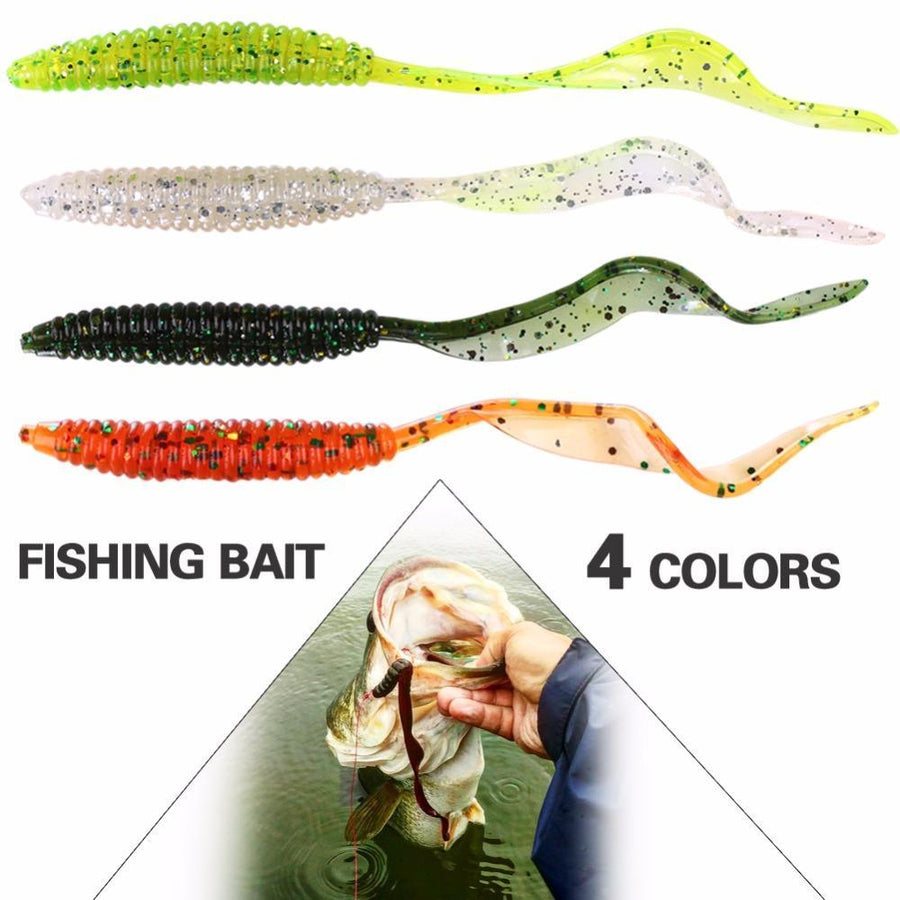 Sougayilang 12Pcs/18Cm Big Carp Lifelike Fishing Lure Artificial Soft Baits Bait-Sougayilang-Bargain Bait Box