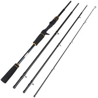 Sougayilang 2.1M Lure Rod 4 Section Casting Travel Carbon Spinning Rod Vava De-Spinning Rods-Gada Fishing Tackle Trade Co., Ltd.-Bargain Bait Box