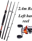 Sougayilang 4 Sections Fishing Rod Spinning 2.1M 2.4M 2.7M Carbon Spinning Rod-Spinning Rods-Gada Fishing Tackle Trade Co., Ltd.-Green-Bargain Bait Box