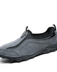 Special Offer Medium(B,M) Hiking Shoes Slip-On Leather Outdoor Trek Suede-GUIZHE Store-Gray-7-Bargain Bait Box