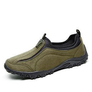 Special Offer Medium(B,M) Hiking Shoes Slip-On Leather Outdoor Trek Suede-GUIZHE Store-Green-7-Bargain Bait Box
