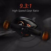 Speed Demon Pro Baitcasting Reel High Speed 9.3:1 Gear Ratio 12+1 Double-Fishing Reels-Ms Gracestyle Swimwear Store-Left Hand-Bargain Bait Box