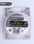 Spiderwire Invisi-Braid 114M Crystal White Pe Braided Fishing Line 8 Strands-Angler & Cyclist's Store-0.4-Bargain Bait Box