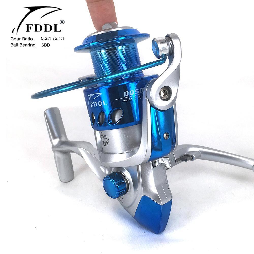Spinning Blue Fishing Reel Distant Fishing Wheel High-Quality Spinning Reel-Spinning Reels-HUDA Sky Outdoor Equipment Store-2000 Series-Bargain Bait Box