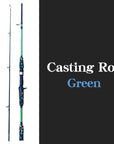 Spinning Casting Hand Lure Fishing Rod Pesca Carbon Pole Canne Carp Fly Gear-Fishing Rods-Shop4435130 Store-Casting GREEN-1.5M-Bargain Bait Box