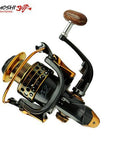 Spinning Fishing Reel 4 Colors 1000-7000 Series Metal Arm 14Bb Gapless Metal-Spinning Reels-HD Outdoor Equipment Store-Black-1000 Series-Bargain Bait Box