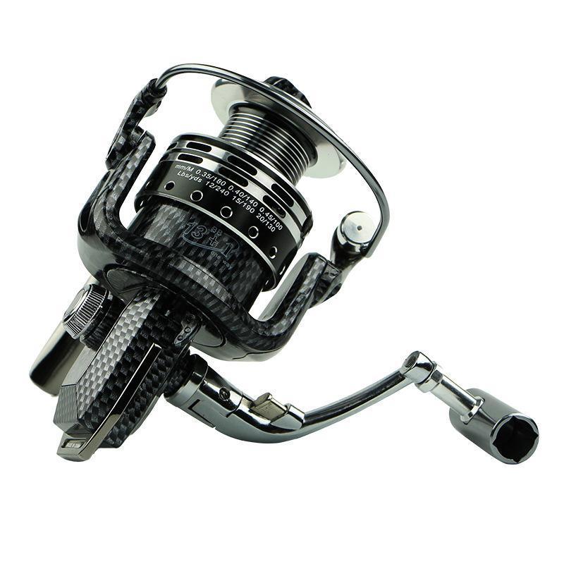 Spinning Fishing Reel 5.1:1 13+1Bb Without Gap All-Aluminum Body Fishing Reel-Spinning Reels-YPYC Sporting Store-1000 Series-Bargain Bait Box