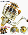 Spinning Fishing Reel Metal Coil 12 Ball Bearing Jx1000-7000 Series 5.5:1-Hikingstar Store-1000 Series-Bargain Bait Box