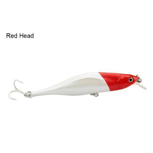 Spinpoler Fishing Lures,Minnow Crank 11Cm 11G.Artificial Japan Hard Bait-Spinpoler Official Store-Red Head-Bargain Bait Box