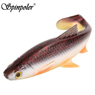 Spinpoler The Perfect 3D Soft Bait Fishing Fish 5G 10G 20G 40G Silicone-Unrigged Plastic Swimbaits-Spinpoler Fishing Tackle Store-Color A-5g-Bargain Bait Box