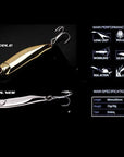 Spoon Fishing Lure Wobblers Metal Spoonbait Sharpbelly Lure Bait 5G15G/20G-Go-Fishing Store-Gold 5g-Bargain Bait Box