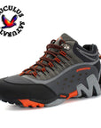 Sport Shoes Men Women Trail Outdoor Climbing Walking Shoes Men'S Women-AliExpres High Quality Shoe Store-Grey Orange man-4.5-Bargain Bait Box