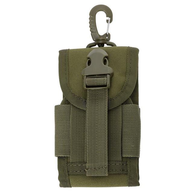 Sports Bags Mini Portable Universal Army Tactical Bag Wear Waterproof Cell Phone-Smiling of Fei Store-Army green-Bargain Bait Box