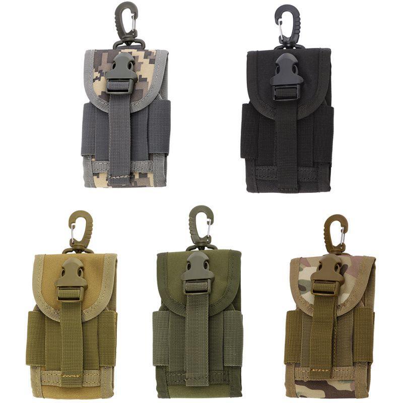Sports Bags Mini Portable Universal Army Tactical Bag Wear Waterproof Cell Phone-Smiling of Fei Store-CP camouflage-Bargain Bait Box