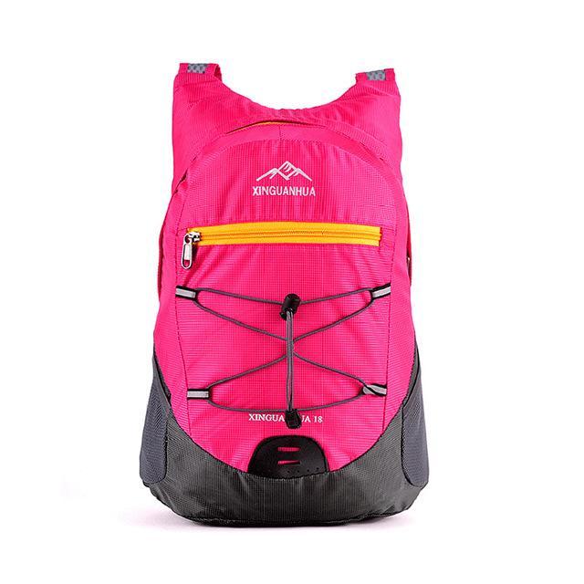 Sports Foldable Mini Backpacks For Teenage Girls Hike Bag For Walking Tourist-Let's Travel Store-Rose Red-Bargain Bait Box