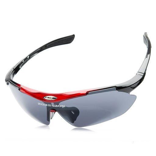 Sports Sun Glasses Hiking Mountaineering Uv400 Camping Eyewear Goggle Pc Lens-Healthier Store-Red-Bargain Bait Box
