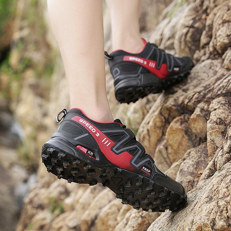 Spring And Summer Men'S Shoes Anti-Skid Field Mountaineering Camping Sports-Hangzhou Derchine Garments Co. , Ltd.-black-6-Bargain Bait Box