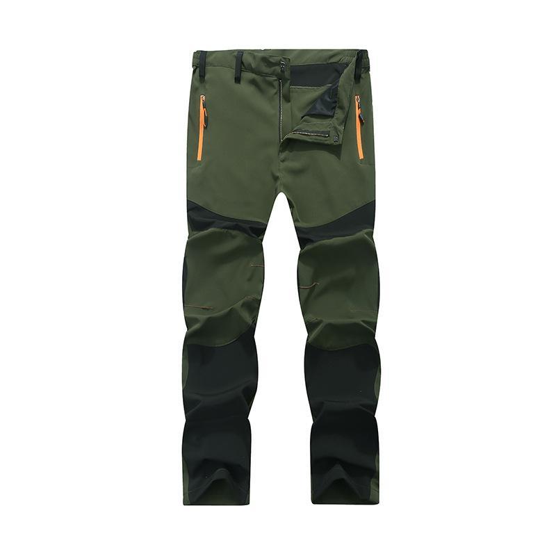 Spring Autumn Men Women Hiking Pants Outdoor Softshell Trousers Waterp ...