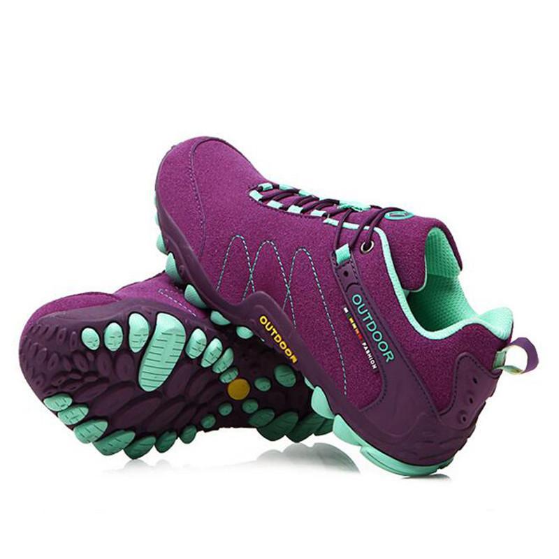 Spring Autumn Outdoor Hiking Shoes For Women Mountain Climbing Shoes Anti-Skid-BEINUOLVTU Official Store-black rose-5-Bargain Bait Box