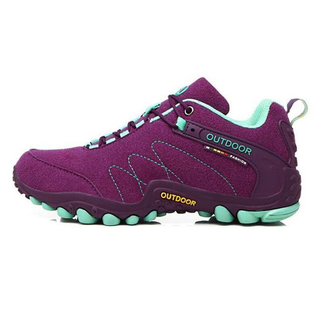 Spring Autumn Outdoor Hiking Shoes For Women Mountain Climbing Shoes Anti-Skid-BEINUOLVTU Official Store-Purple-5-Bargain Bait Box
