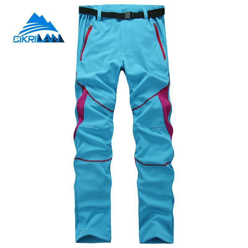 Spring Summer Sunscreen Outdoor Sport Climbing Camping Trousers Quick Dry-CIKRILAN Official Store-Black gray line-S-Bargain Bait Box