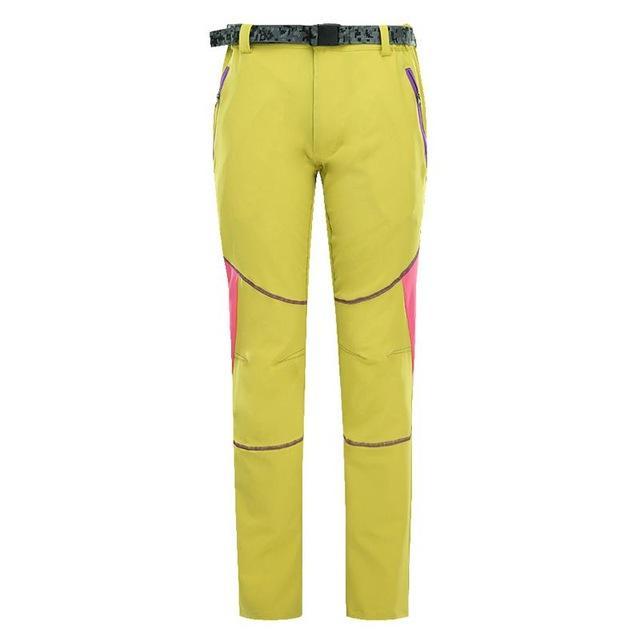 Spring Summer Sunscreen Outdoor Sport Climbing Camping Trousers Quick Dry-CIKRILAN Official Store-Yellow-S-Bargain Bait Box