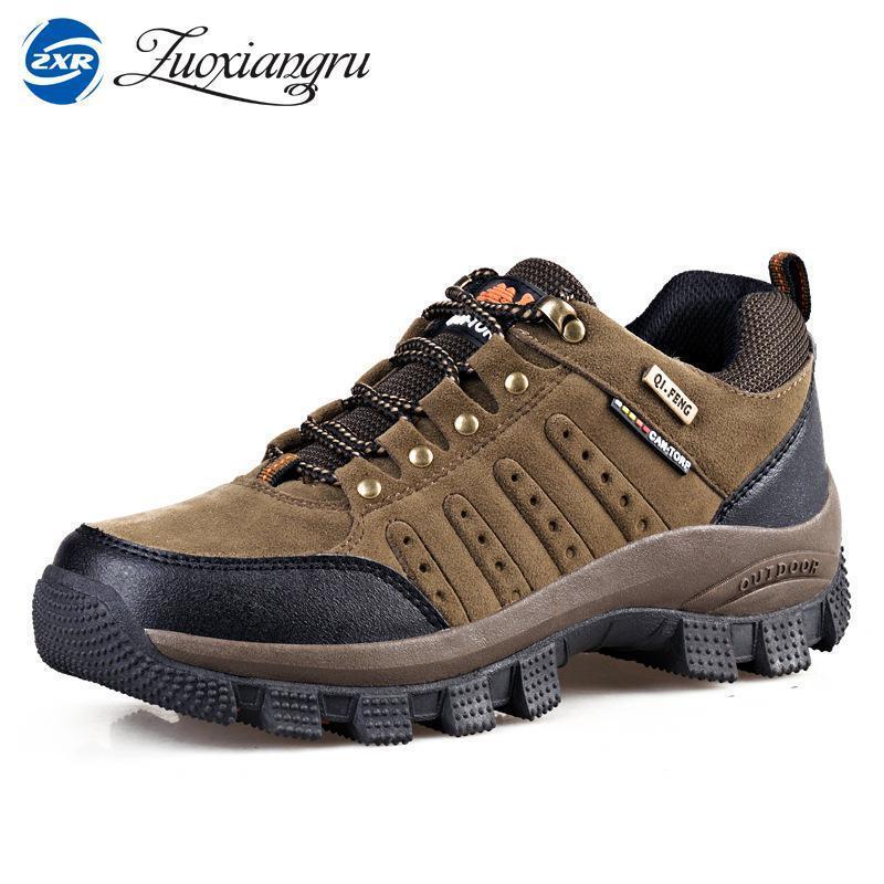 Spring Woman Sneakers Outdoor Trekking Boots Waterproof Boots Brand Men-ZUOXIANGRU youngsport Store-1-4.5-Bargain Bait Box