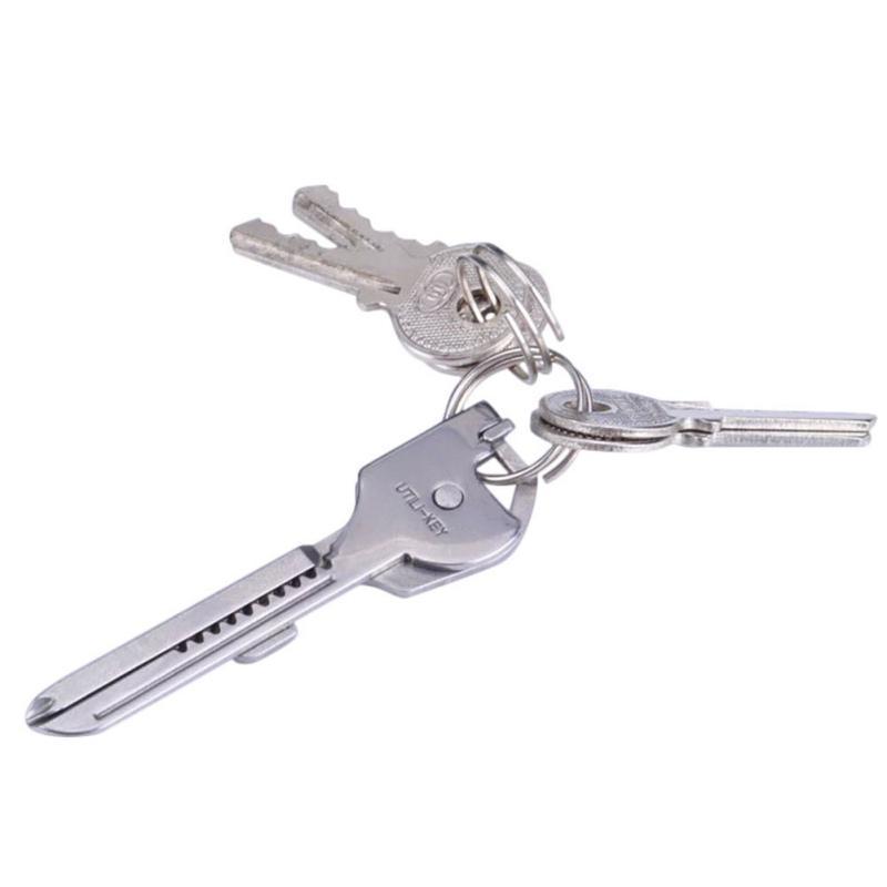 Stainless Steel Edc Multi Tool Keychain Camping Utility Camping Survival-Smiling of Fei Store-Bargain Bait Box