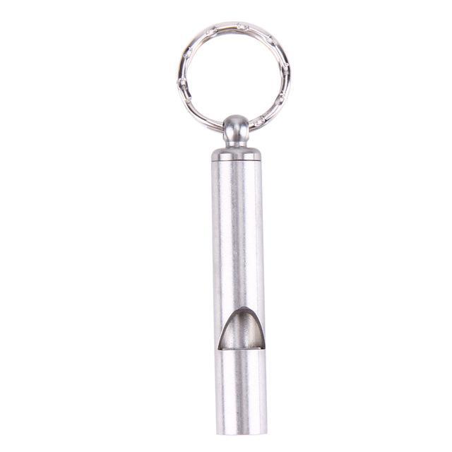 Stainless Steel Emergency Survival Whistle Keychain For Hiking Camping Outdoor-Dreamland 123-01-Bargain Bait Box