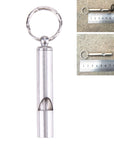 Stainless Steel Emergency Survival Whistle Keychain For Hiking Camping Outdoor-Dreamland 123-02-Bargain Bait Box