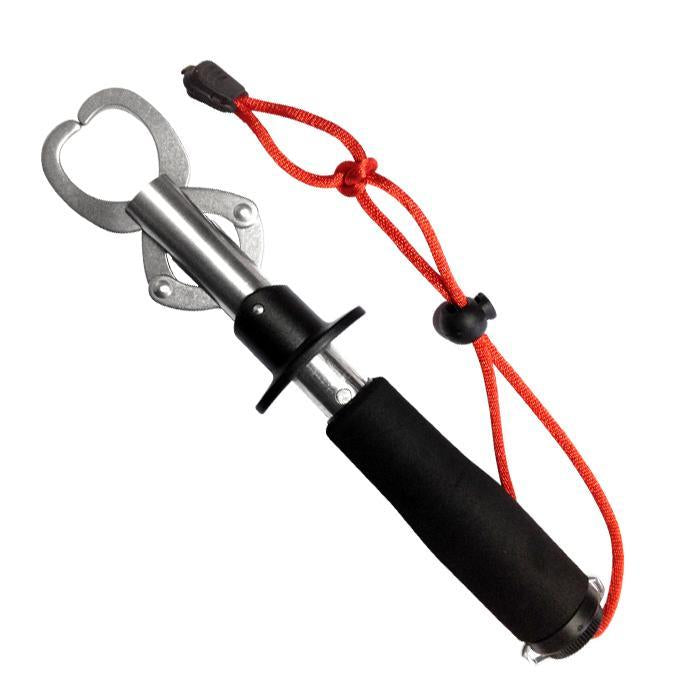 Stainless Steel Fishing Lip Grabber Tackle Lure Trigger Gripper With 15 Kgs-Fishing Scales &amp; Measurement-Bargain Bait Box-Red rope-Bargain Bait Box