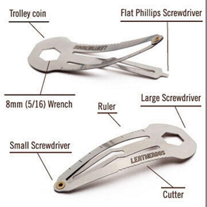 Stainless Steel Multifunction Hairpin Hair Clip Ruler Cutter Travel Outdoor-One Loves One Store-S-Bargain Bait Box