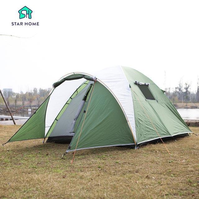 Starhome 2-3 Persons Camping Tent One Bedroom & One Living Room Tent Double-Xingju Outdoor-green tent 2-Bargain Bait Box