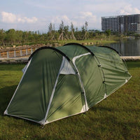 Starhome 2-3 Persons Camping Tent One Bedroom & One Living Room Tent Double-Xingju Outdoor-Green tunnel tent-Bargain Bait Box