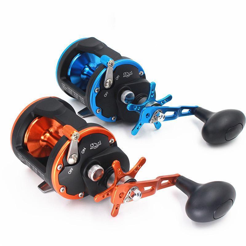 Stealth 3Bb+1Rb Plastic Body Bait Casting Fishing Reel High Speed Baitcasting-Baitcasting Reels-LooDeel Outdoor Sporting Store-Black with orange-2000 Series-Bargain Bait Box
