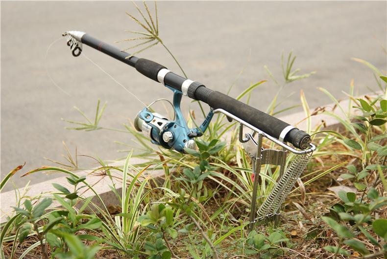 Steel Automatic Fishing Rod Mount Spring Fishing Pole Holder Sea Rod Fishing-Automatic Fishing Rods-Roxi Wholesale Store-Bargain Bait Box