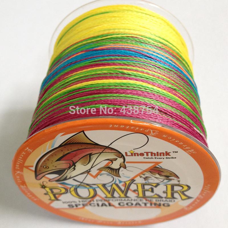 Strong 4 Strands Pe Braided Fishing Line 500M Japanese Multicolor-fishers zone-0.8-Bargain Bait Box