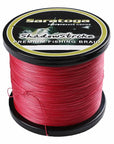 Strong Saratoga 1000M/1100Yards 8 Strands 6-300Lb 100% Pe Braided Fishing Line-AGEPOCH Fishing Tackle Co., Ltd.-Red-0.6-Bargain Bait Box
