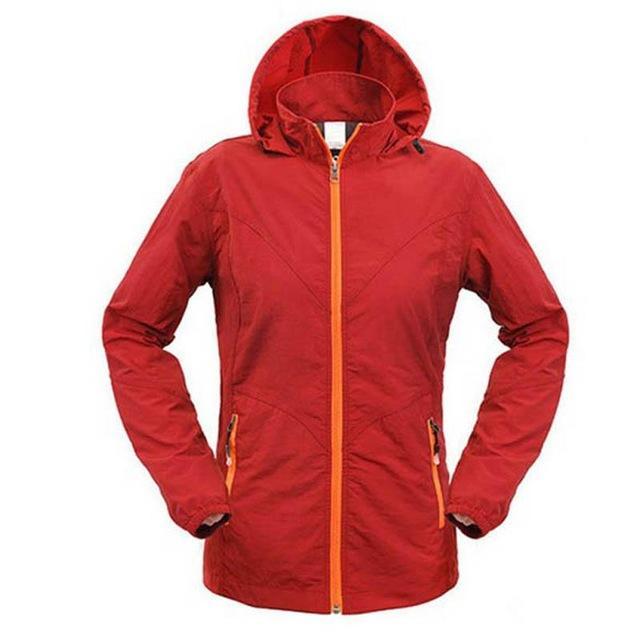 Summer Autumn Outdoor Sport Hiking Camping Fishing Sets Cycling Jacket Pants-CIKRILAN Official Store-Red jacket-S-Bargain Bait Box
