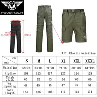 Summer Brand Men Pant Detachable Quick Dry Trousers Outdoor Sports Trekking-fishing pants-PAVE HAWK OUTDOOR-gray-S-Bargain Bait Box