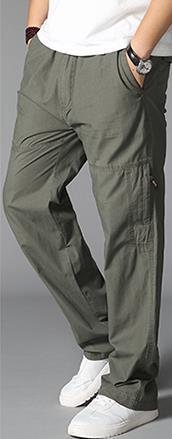 Summer Thin Quick-Drying Sport Hiking Pants Travel Long Trousers For Male Pocket-Himifashion YeahSports Store-Army green-L-Bargain Bait Box